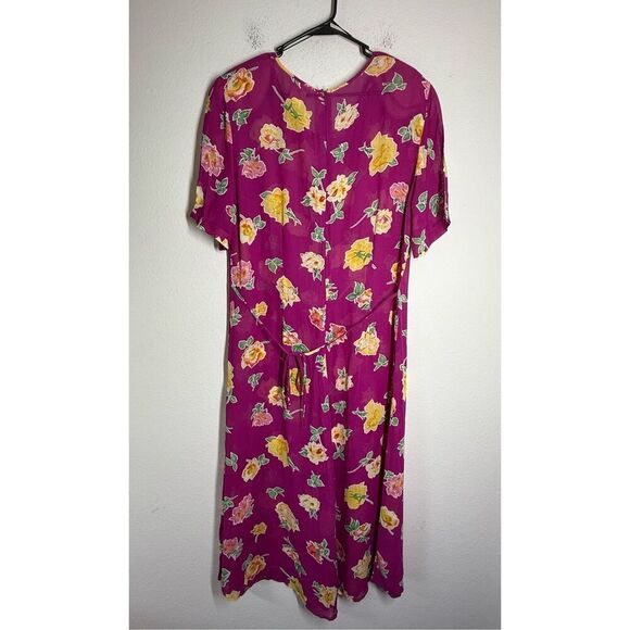 VNG Divina Of Switzerland Women’s Bohemian Floral Fusia Dress Sz 44 EU/L US*Note - Picture 3 of 13
